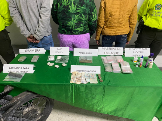 Operación “Los de la villa” deja como resultado la captura de tres personas en flagrancia