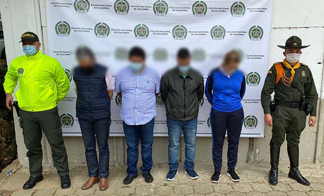 Capturadas siete personas por concierto para delinquir y lavado de activos