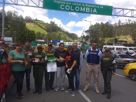 Labores interinstitucionales en Rumichaca