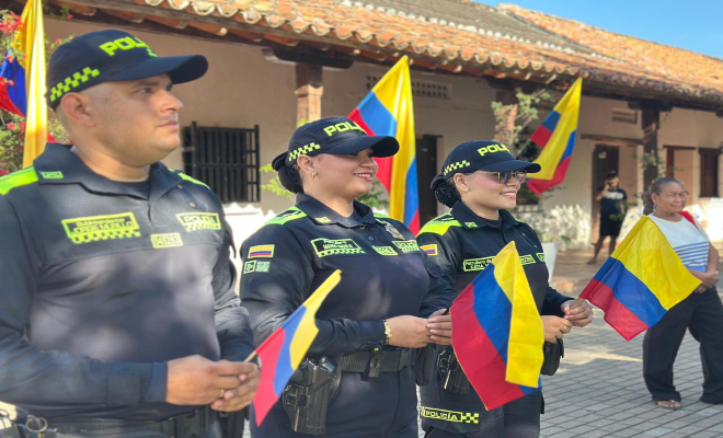 Orgullo de ser colombianos y el compromiso inquebrantable de servir a nuestro pueblo con honor y valentía 