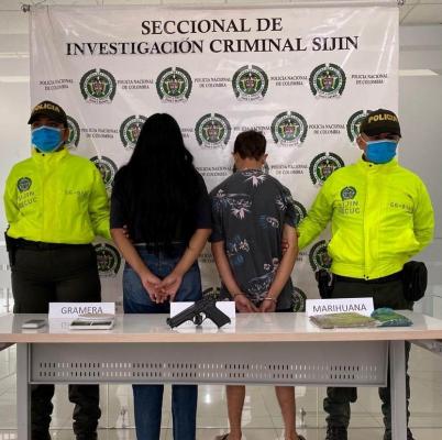 Capturados con 370 gramos de marihuana