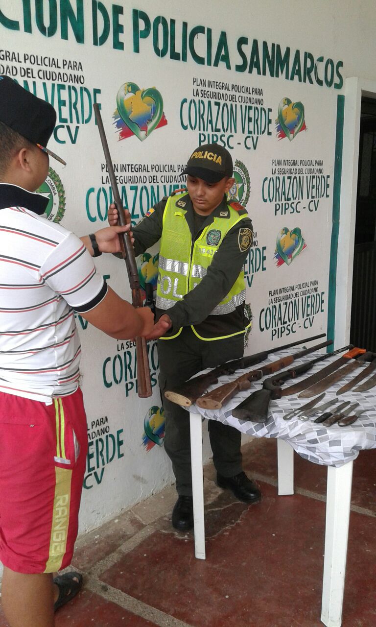 Todos unidos apoyamos el "plan desarme"