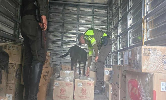 El estupefaciente era transportado desde la ciudad de Cali hacia la ciudad de Cartagena. 