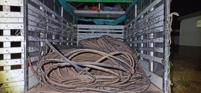 cable de cobre recuperado