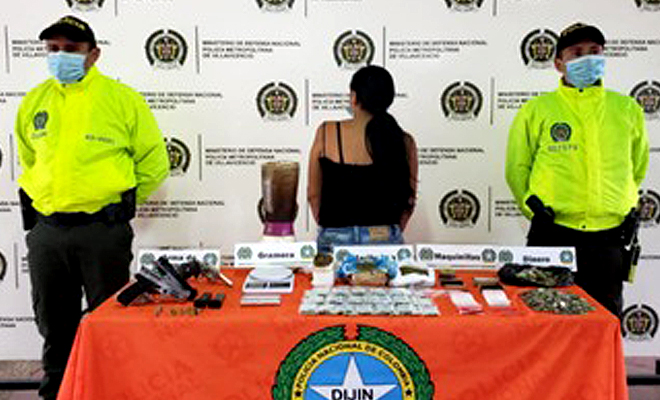 Policía desmanteló una vivienda donde se comercializaban estupefacientes y se almacenaban armas en Villavicencio