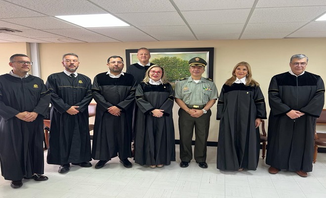 Policía Nacional, brinda seguridad al III Encuentro de la jurisdicción disciplinaria