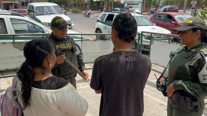Policía Nacional contrarrestando el hurto en la capital huilense