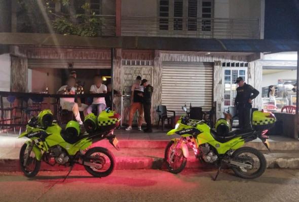 Policía Nacional en Neiva presenta balance del fin de semana