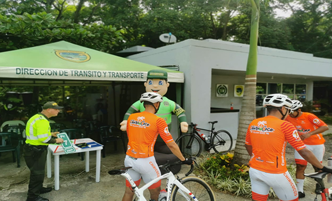 La campaña "El mejor Ciclista" se desarrolla en diferentes carreteras del departamento