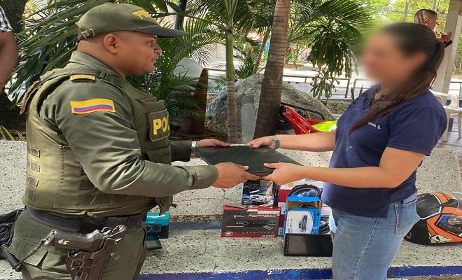 Policía Nacional, logra recuperar varios elementos que habían sido hurtados