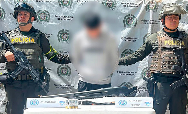 Hombre es soprendido portando en su poder una escopeta 