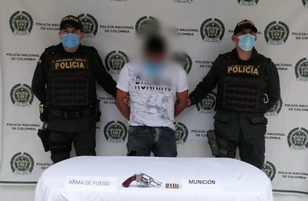 Capturado por por el delito de fabricación, tráfico, porte o tenencia de armas de fuego