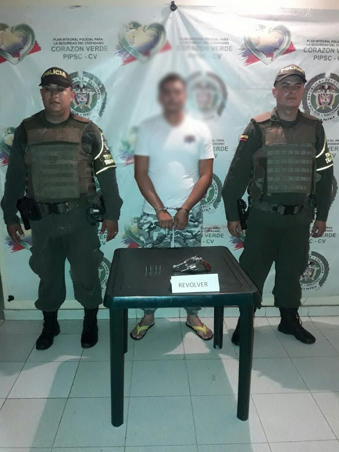 capturado un individuo en la vía Planeta Rica Sincelejo