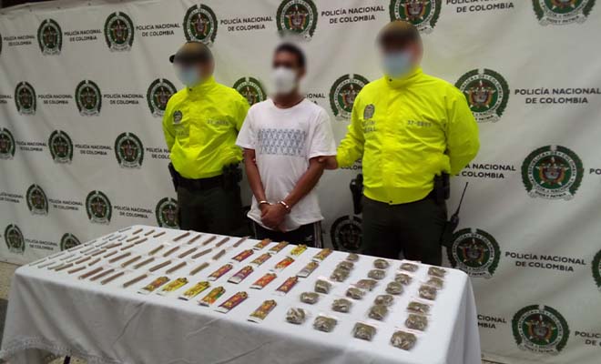 presentación por trafico de estupefaciente