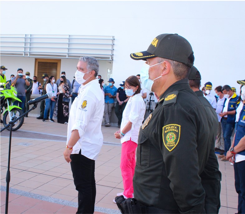 Nuevo parque automotor de la Policía Nacional al servicio de la comunidad de las Islas