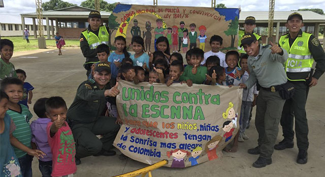 La Policía Nacional-vela por la protección-de las comunidades indígenas-del Meta