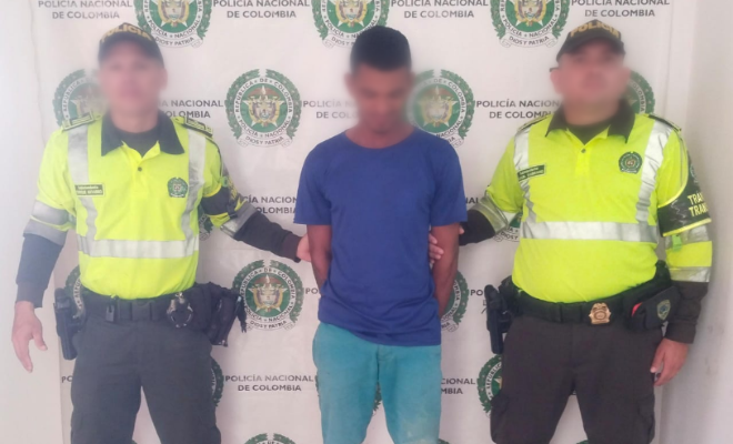 Hombre de 28 años, capturado en flagrancia