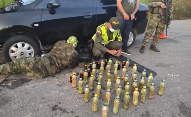 base de coca incautada