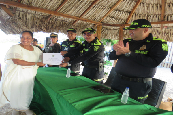 Esta clausura, contó con la participación del señor Coronel Diego Édison Montaña Gómez 