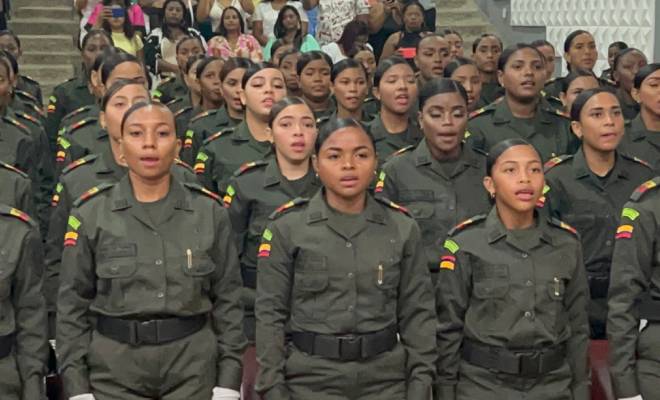 Juramento de bandera auxiliares de policía
