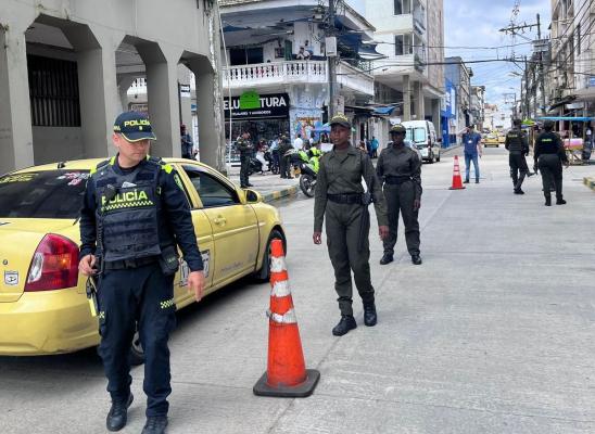 puesto de control en Buenaventura