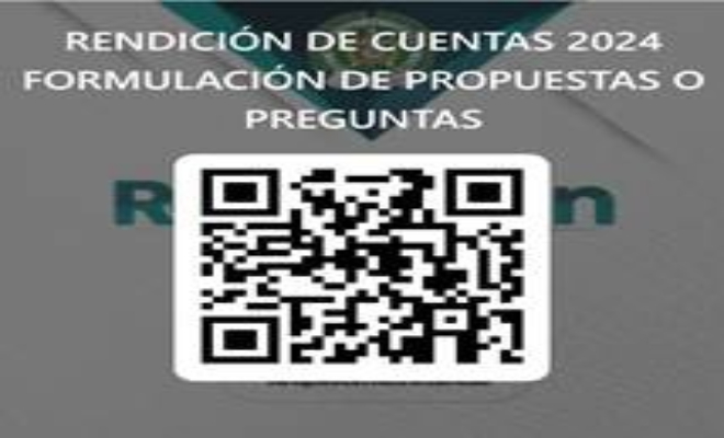 QR Preguntas y PQRS Rendición de Cuentas