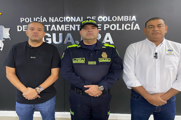 La gobernación de La Guajira y la alcaldía de Riohacha ofrecen hasta $100 millones de recompensa por información sobre los responsables del homicidio del subintendente Hilde Javier Pimienta Patiño