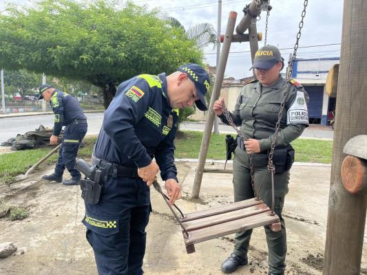 recuperación de parque en Tuluá 