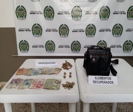 En los operativos se logró la recuperación de dinero y objetos avaluados en la suma de $1.949.000