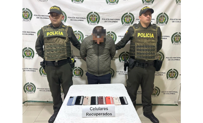 Recuperamos 6 equipos de telefonía móvil 