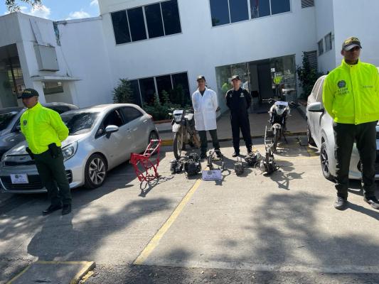 Seis vehículos y dos motocicletas fueron recuperados en el norte del Valle