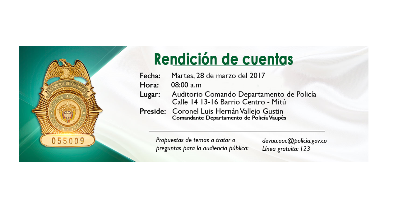 Rendición de cuentas devau 2016
