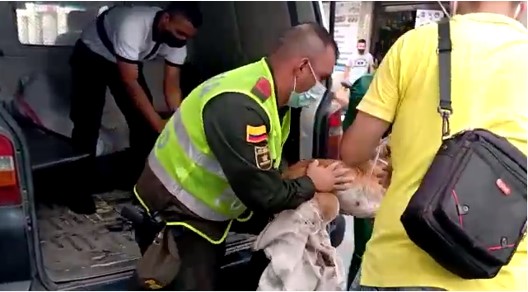 Tras escuchar detonaciones de pólvora se arrojó a una quebrada 