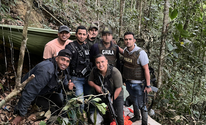 Rescatado Mauricio Muñoz Plazas, secuestrado en el Huila