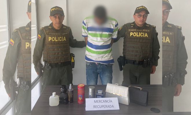 persona capturada por el delito de hurto 