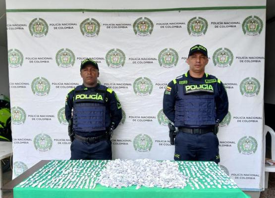 Incautación de sustancias estupefacientes