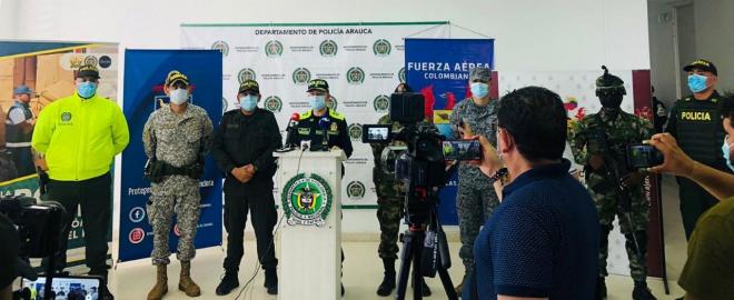 Rueda de prensa caso Arauca perecederos