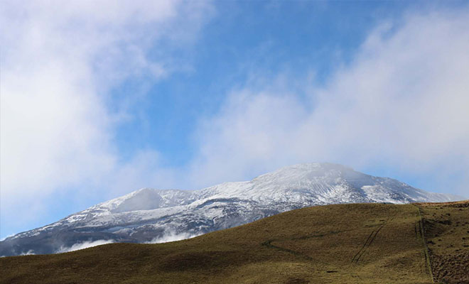 Imponente y apoteósico Nevado del Ruiz 