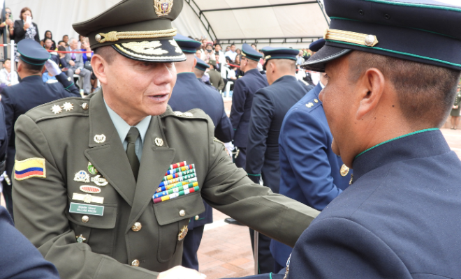 Saludo brigadier general William Rincón