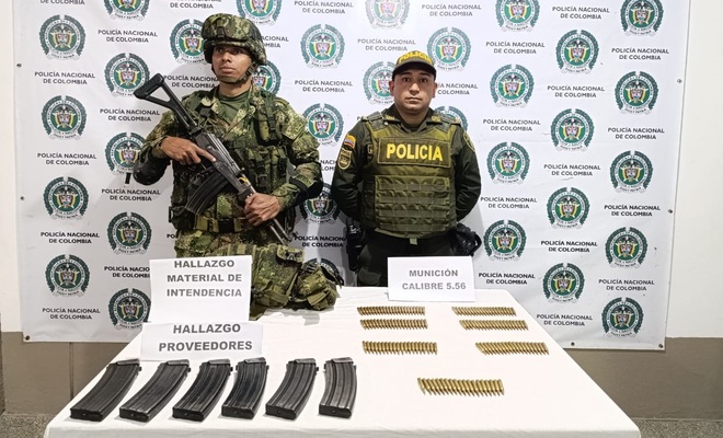 Hallados 140 cartuchos y chaleco antibalas en San José de La Montaña