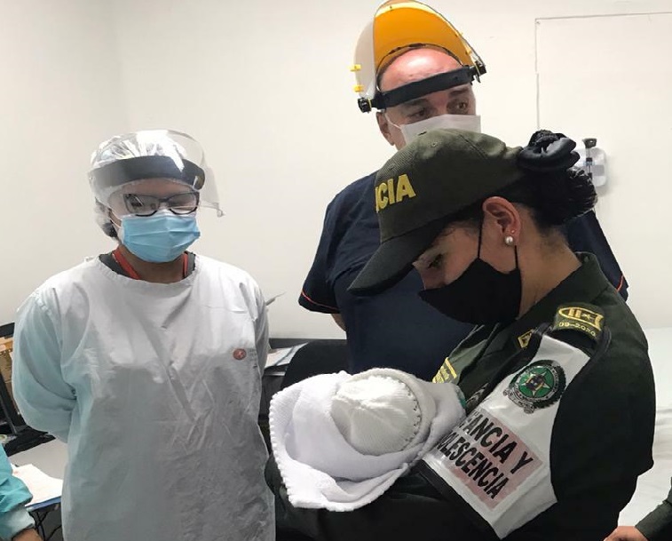 Rescatamos a un bebé que había sido abandonado