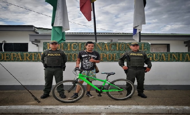 Recuperada y devuelta a su dueño bicicleta hurtada 