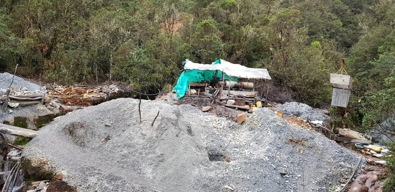 Sector Donde Explotaban Oro de Manera Ilegal