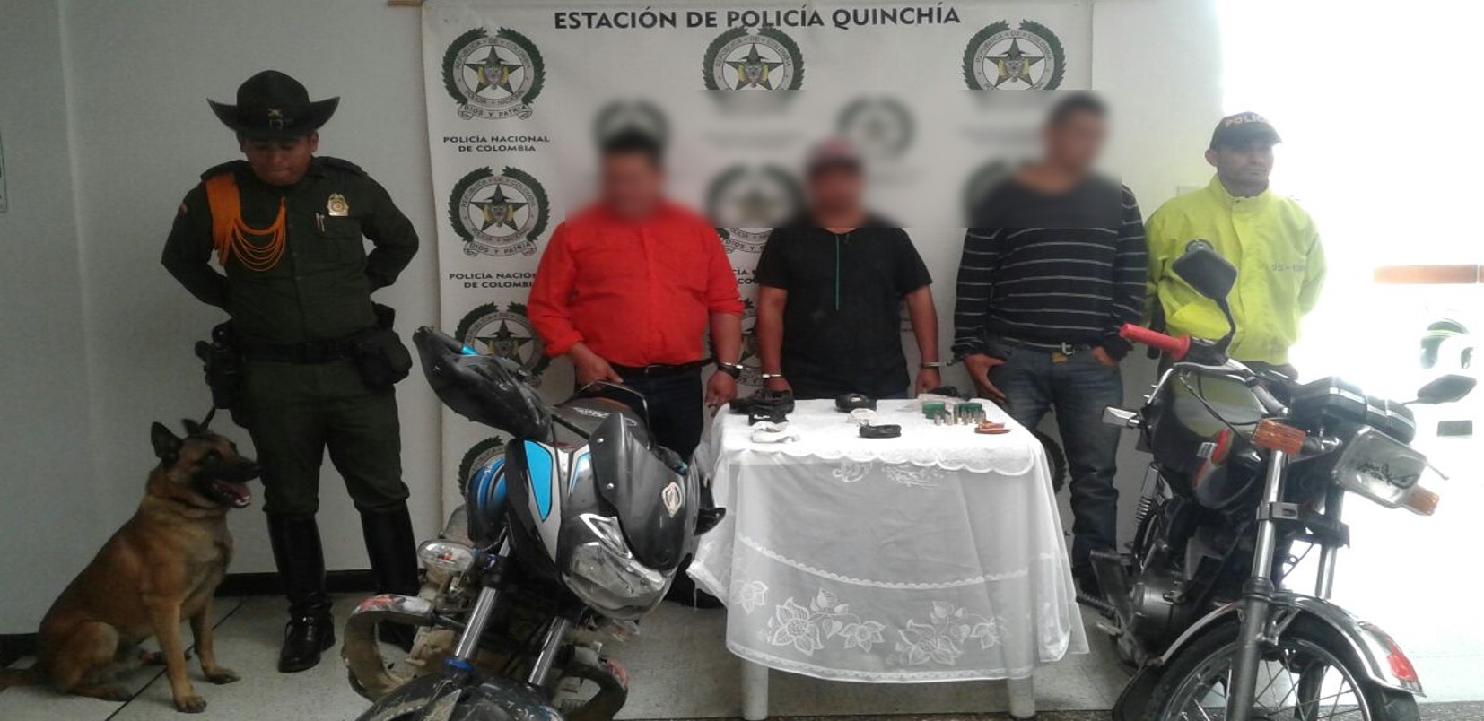 3 capturados en allanamiento 