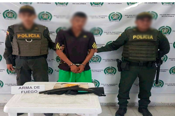 Sujeto capturado en Pereira 
