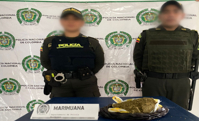 Capturado con mas de 400 dosis de marihuana