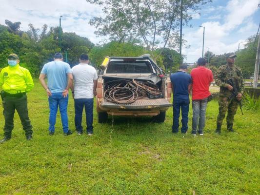 Capurados señalados del hurto a una empresa de hidrocarburos 