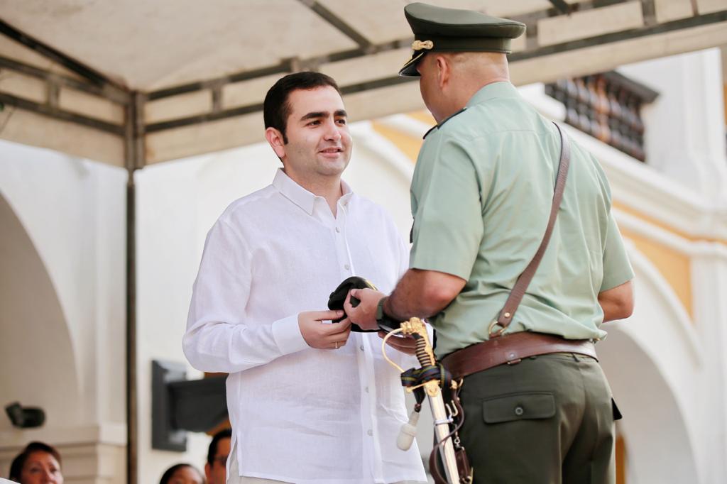 nuevo comandante del Departamento de Policía Bolívar