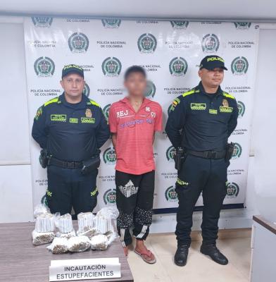 Captura por tráfico de estupefacientes