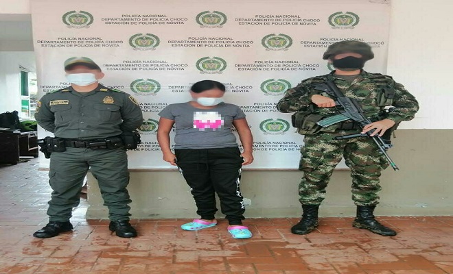 Tras las rejas presunta integrante del ELN capturada en Novita Chocó